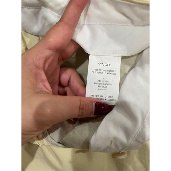 Vince butter yellow chino pants size 4 - Picture 6 of 6